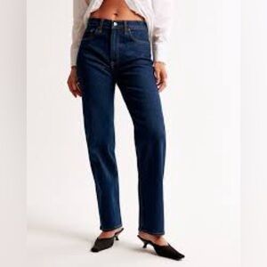 Abercrombie High Rise Vintage Straight Jean